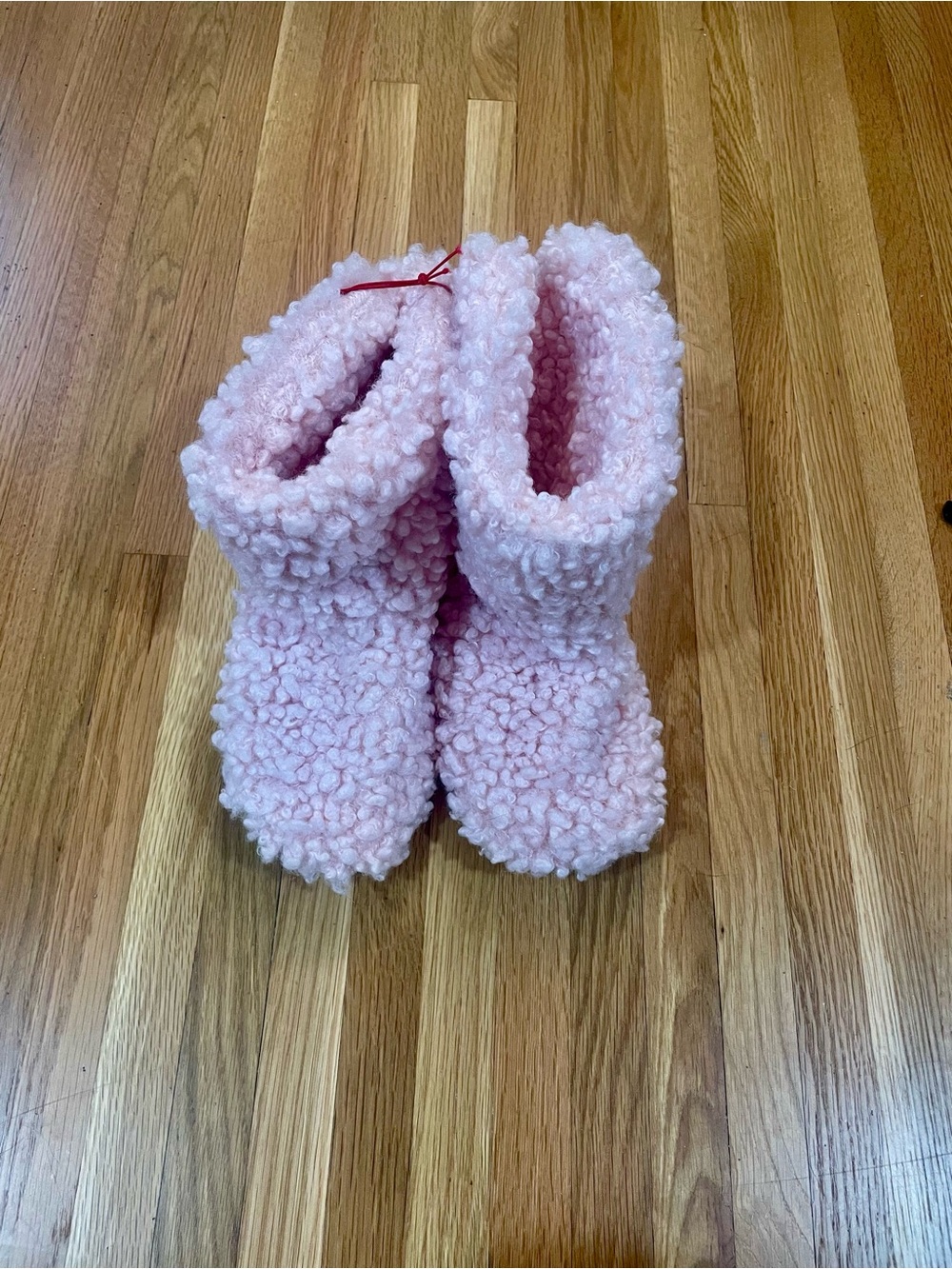 Cozy Pink Sherpa Bootie Slippers